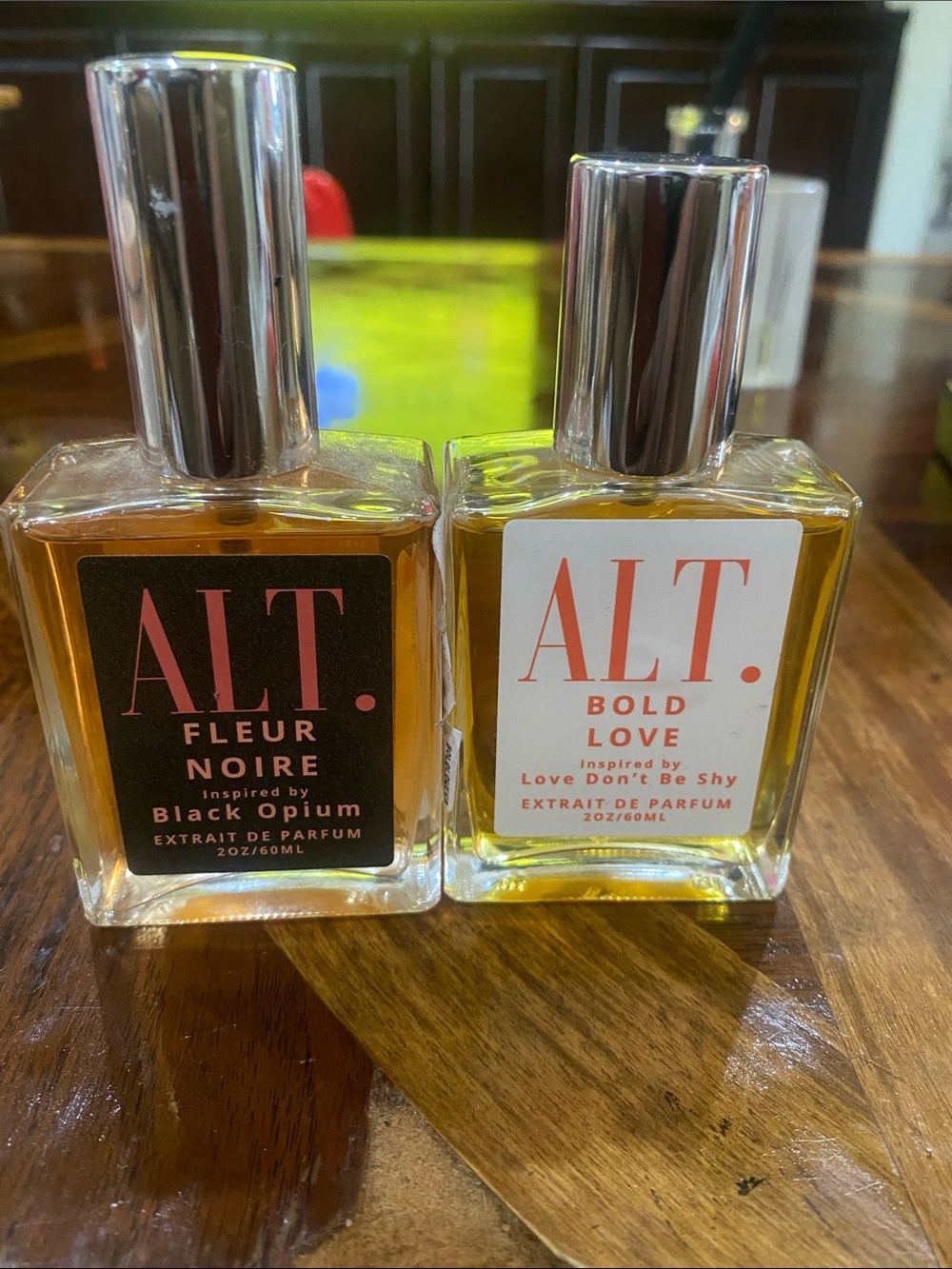 Bundle of Alt brand - Fleur Noire and Bold love extrait